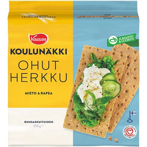 Vaasan Koulunäkki Ohut Herkku 225g 2025 -Packshot_Original