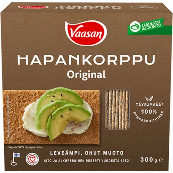 Vaasan Original Hapankorppu 300 g -Packshot_Original PNG