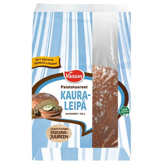 Vaasan Paistotuoreet Kauraleipä_Original PNG