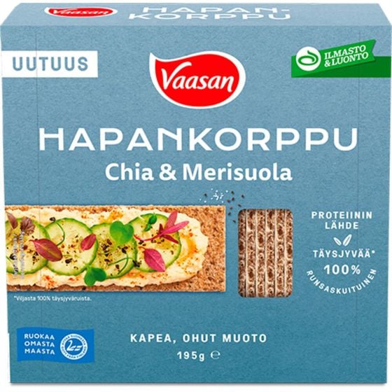 Vaasan Hapankorppu Chia&Merisuola 195g-packshot_Original PNG (3)